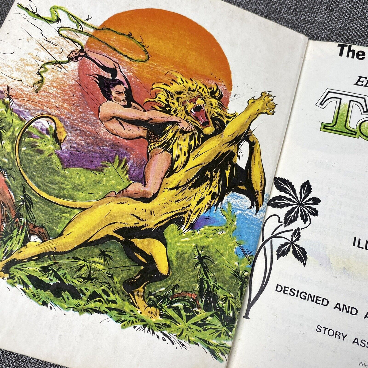 TARZAN Superscope Story Teller, The Amazons and Fire Gods 1977 Vintage