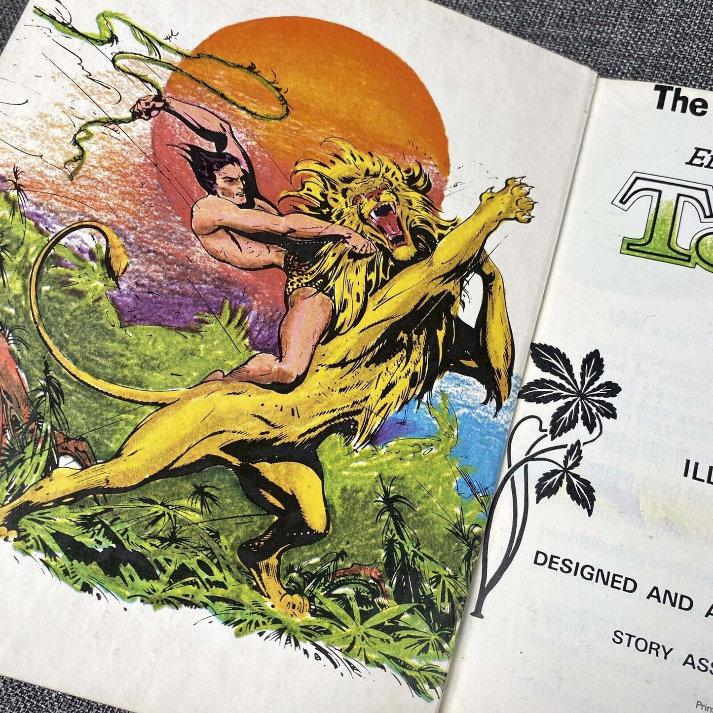 TARZAN Superscope Story Teller, The Amazons and Fire Gods 1977 Vintage