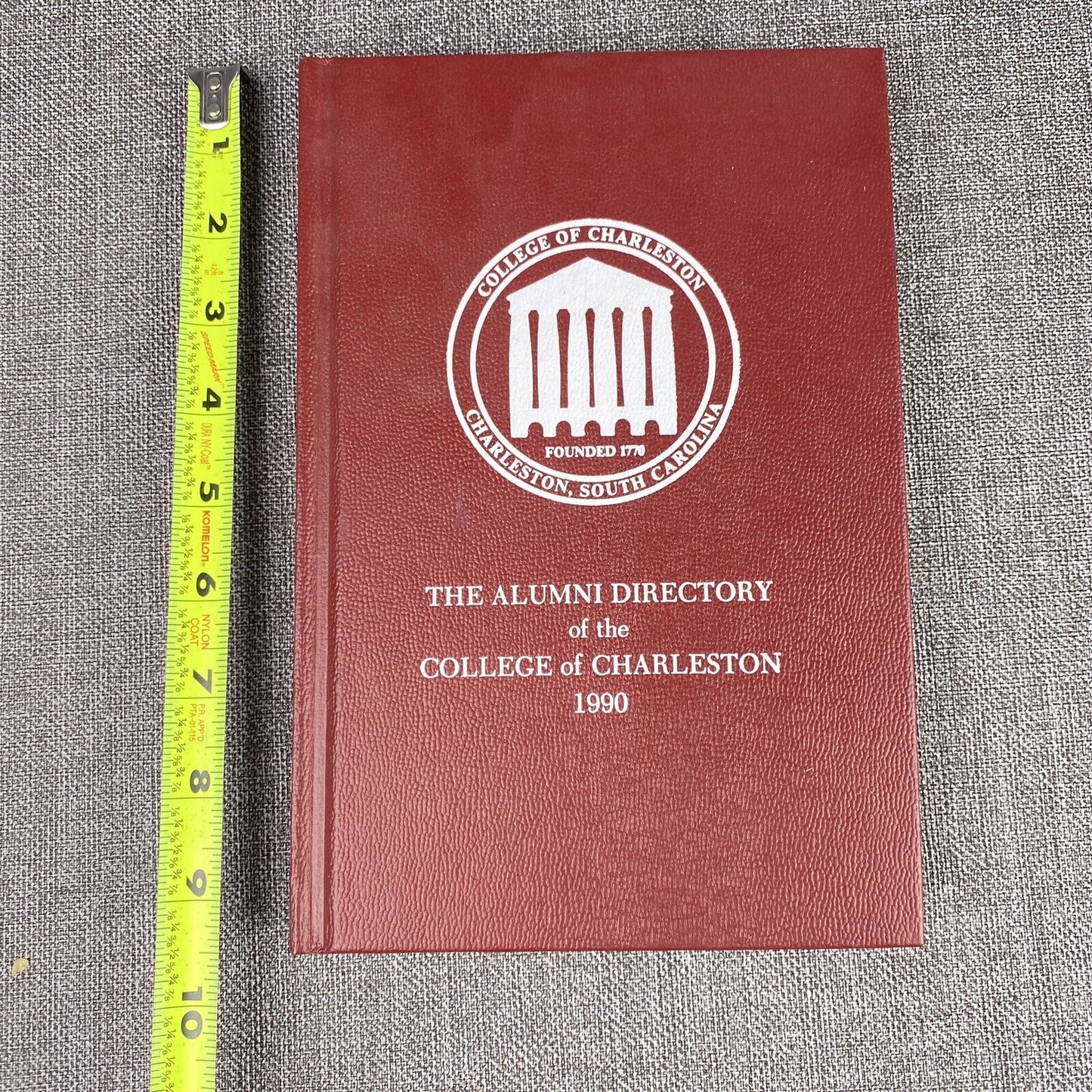 The Alumni Directory of the College of Charleston 1990 Book