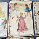 Lot of 11 Vintage Sewing Patterns Cut , young girls, kids , 1940's-1960's