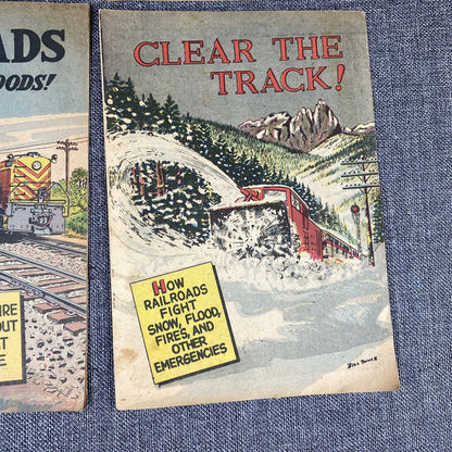 Vintage Association of American Railroads Comic Books