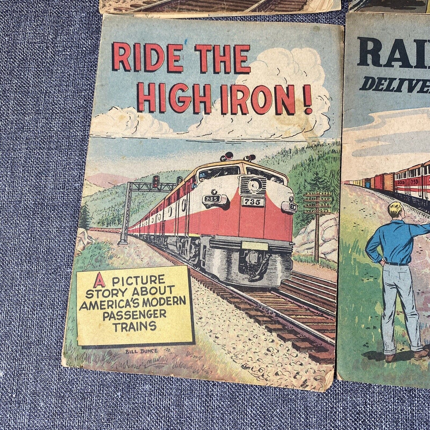 Vintage Association of American Railroads Comic Books