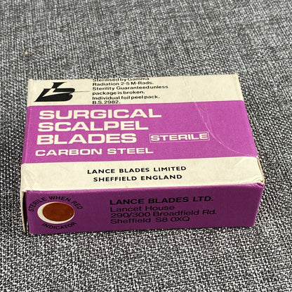 Vintage 45 Lance Blades #10 Sterile Surgical Blades Stainless Steel Individually