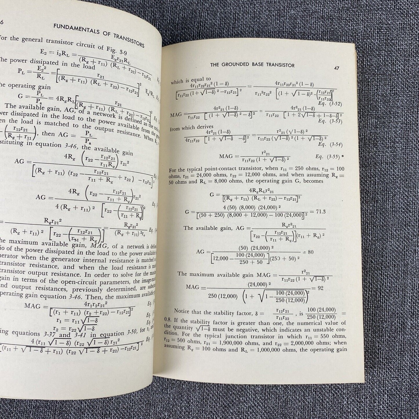 Fundamentals of Transistors by Leonard Krugman Second Revised Edition 1958