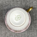 Vintage Royal Tuscan Pink English Fine Bone China Tea Cup and Saucer