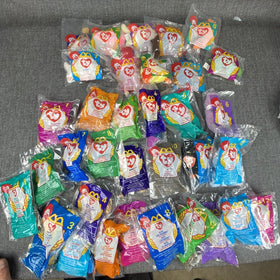 Ty McDonalds Mini Teenie Beanie Babies  FULL SETS - 1997 1998 & 1999 Plush Toys