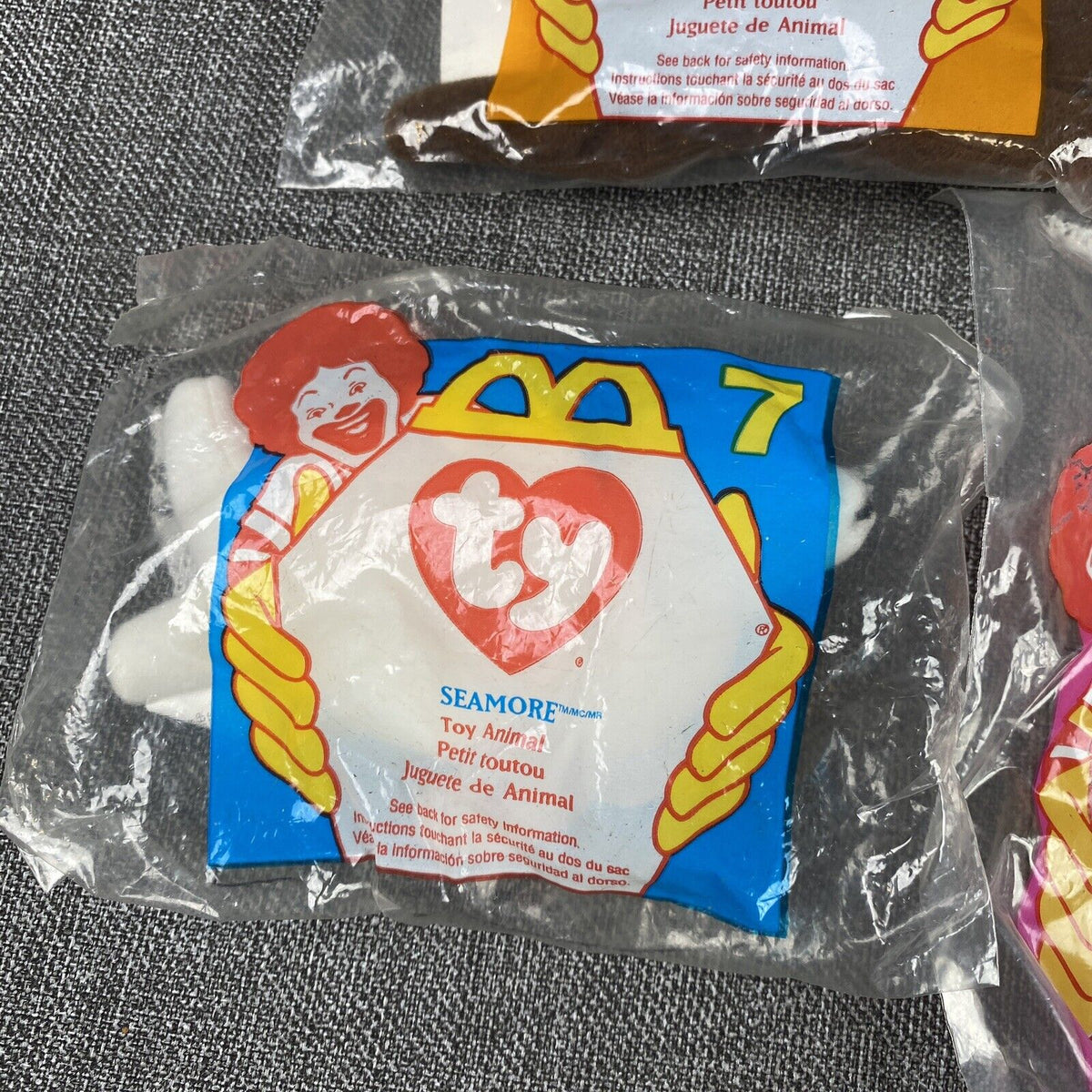 McDonalds Ty Teenie Beanies 1996 Full Set of 10 NIP Happy Meal Toys