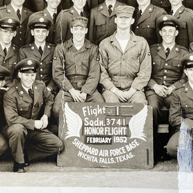 U. S. Air Force Squadron 3741 , 1st Honor Flight, Wichita Falls, TX , Photo 1952