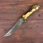 Schrade USA Stag Bowie Knife about 10