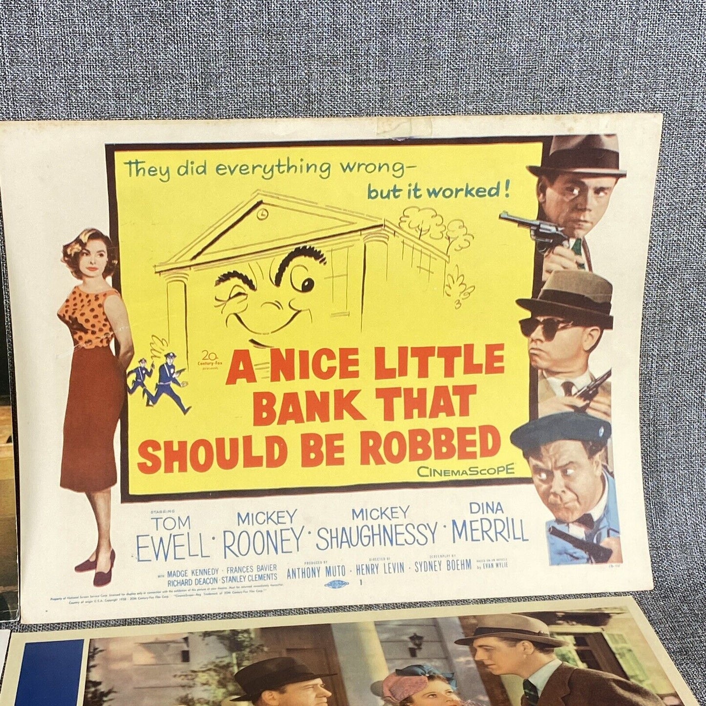 13 Vintage Movie Posters mostly from 1940's , size: 14"x 10.5"