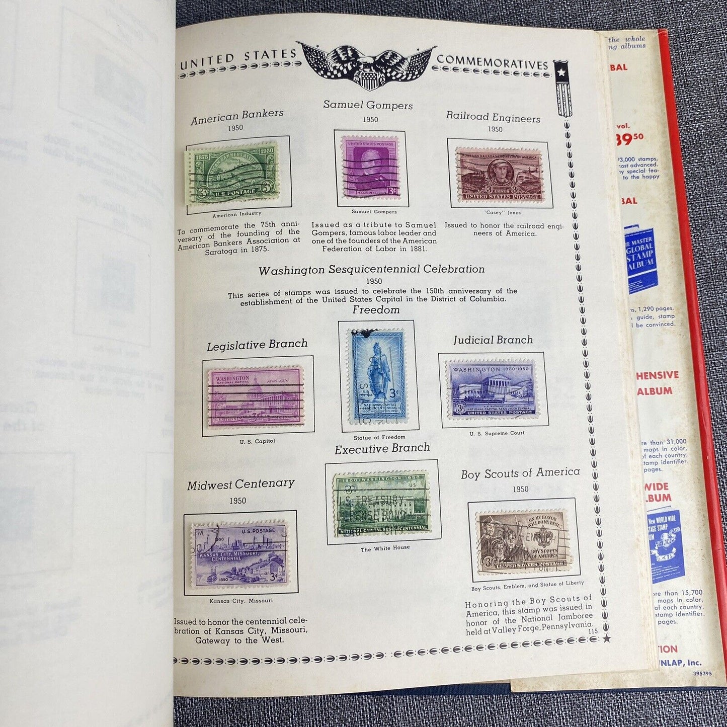 US, Stamp Collection mounted in a Minkus All American album (VIDEO)