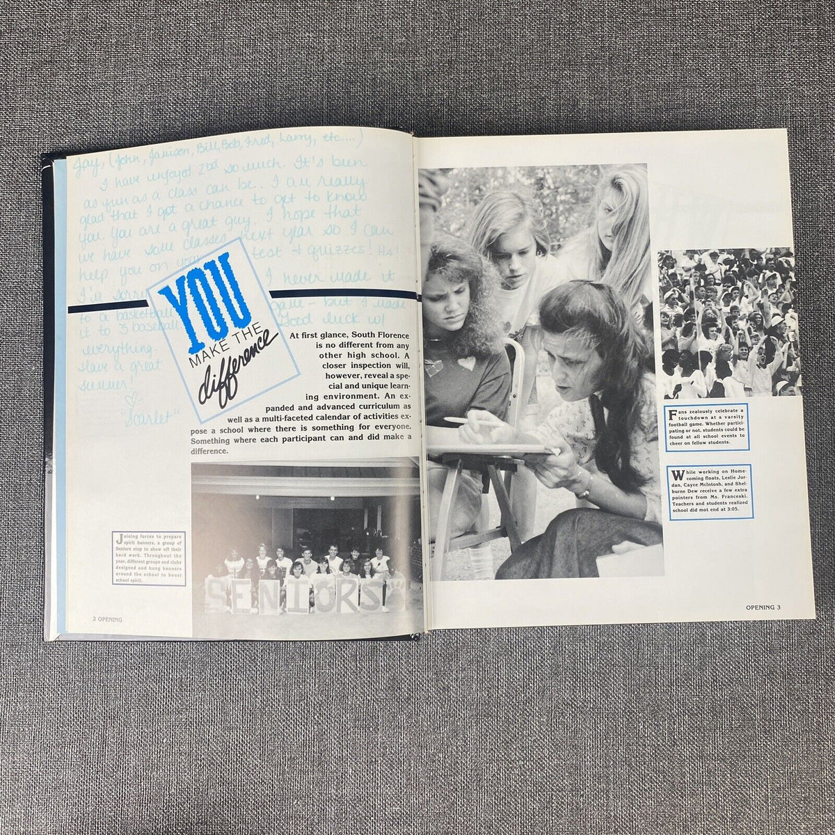 Yearbook South Florence High School Florence South Carolina URSA Major 1991