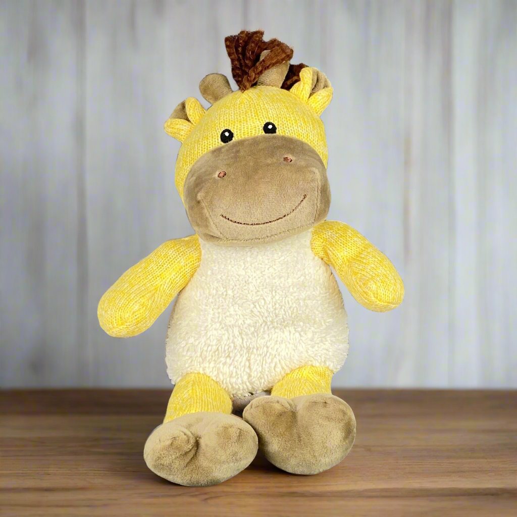 Spark Create Imagine Plush Rattle Giraffe Soft Yellow