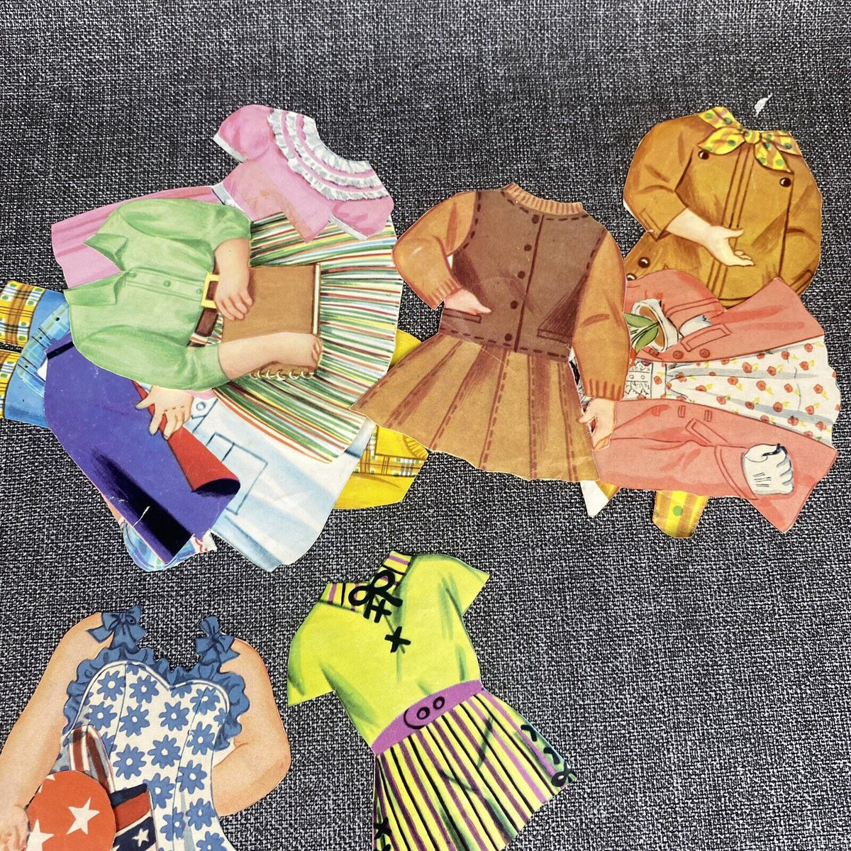 Vintage 1930s A Wood Doll  Mary Clothes and others