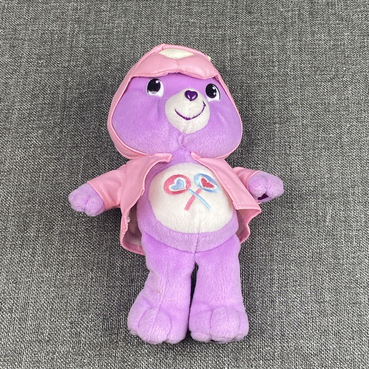 Care Bears Share Bear Hoodie Raincoat Collector Plush 10"