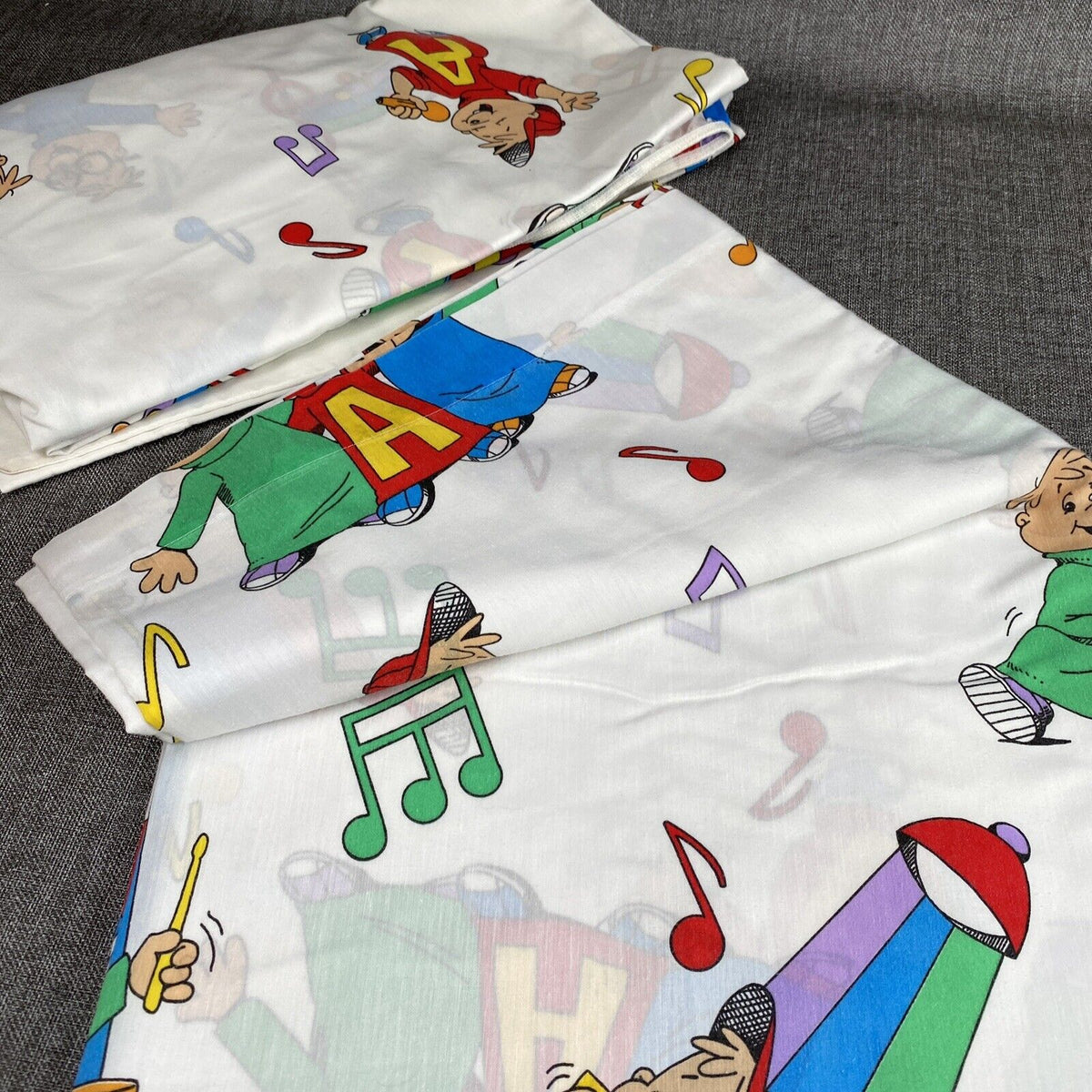 Alvin and the Chipmunks Vintage Sheet Set Twin 1983 Retro Toy Collector