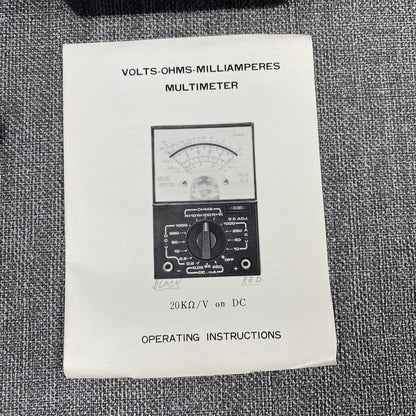 Vintage Unisound Dt-1004 Electronic Tester - working