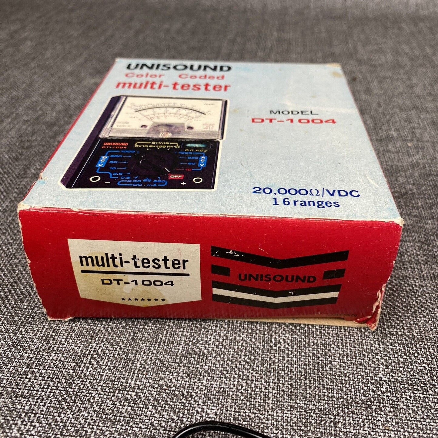 Vintage Unisound Dt-1004 Electronic Tester - working
