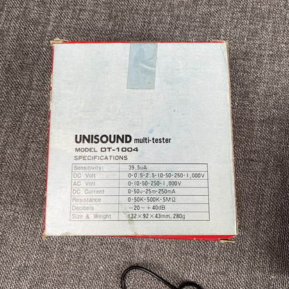 Vintage Unisound Dt-1004 Electronic Tester - working
