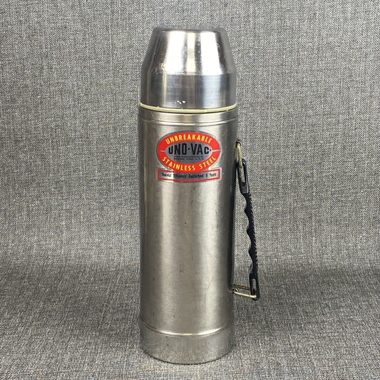 UNO-VAC UNBREAKABLE STAINLESS STEEL 1 QT THERMOS