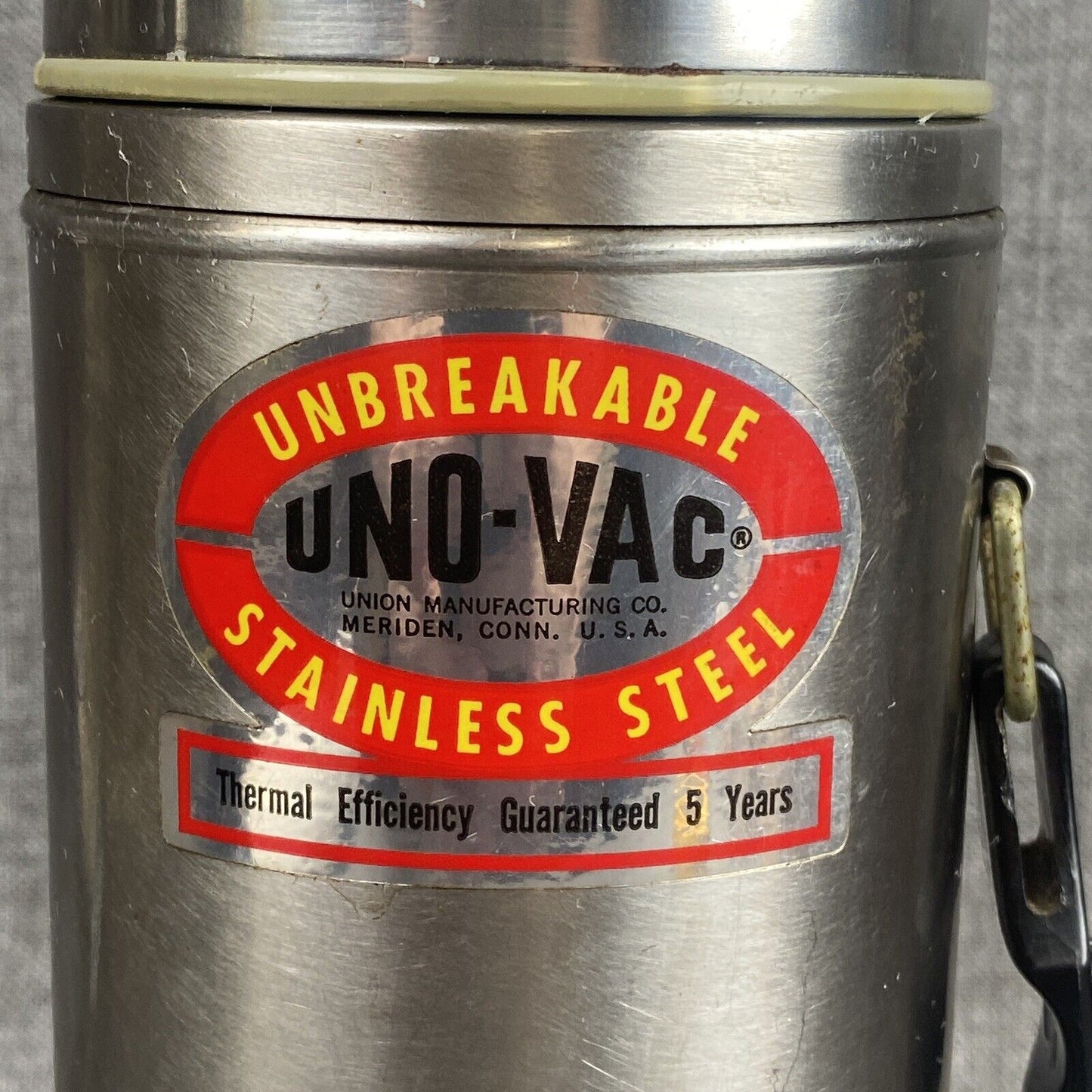 UNO-VAC UNBREAKABLE STAINLESS STEEL 1 QT THERMOS