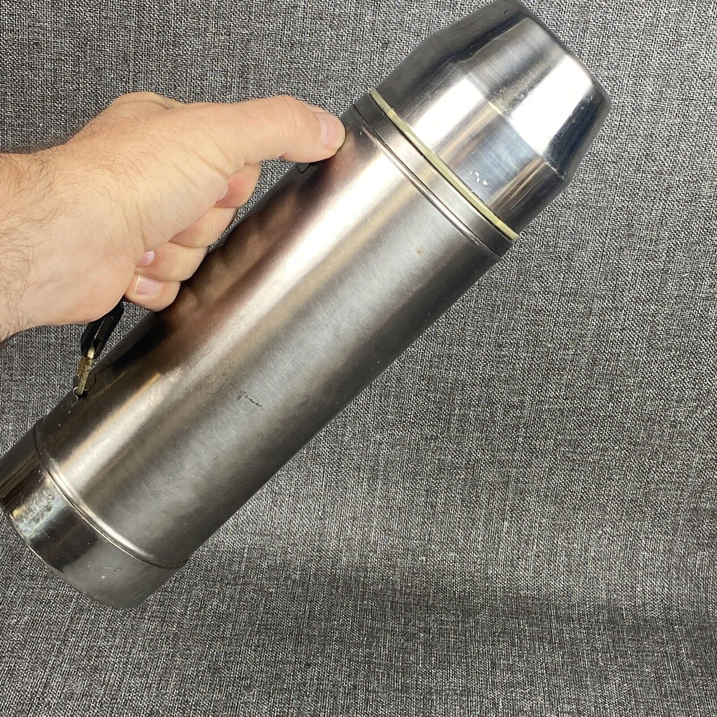 UNO-VAC UNBREAKABLE STAINLESS STEEL 1 QT THERMOS