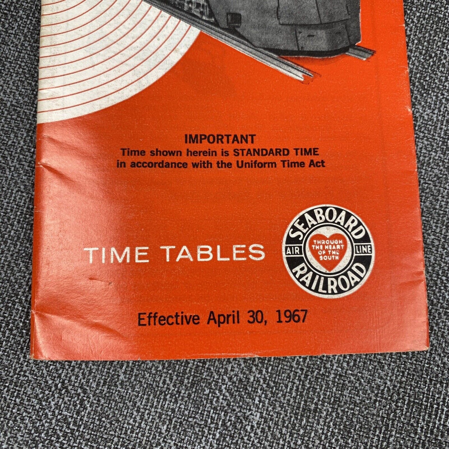 Seaboard Railroad Time Tables April 30, 1967