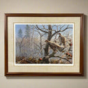 Abandoned Orchard-Ruffed Grouse Print by David A. Mass SIGNED, Wild Wings 34x27"