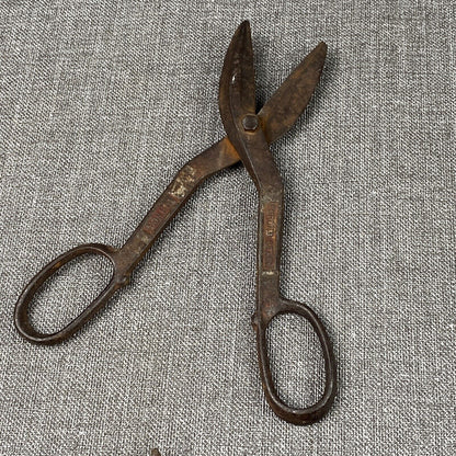 Pair of Vintage  Snips Scissors Forged Steel Wiss + other