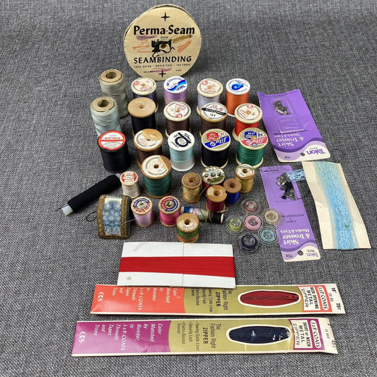 Sewing Thread Lot , Talon , Lily , Perma-seam etc..