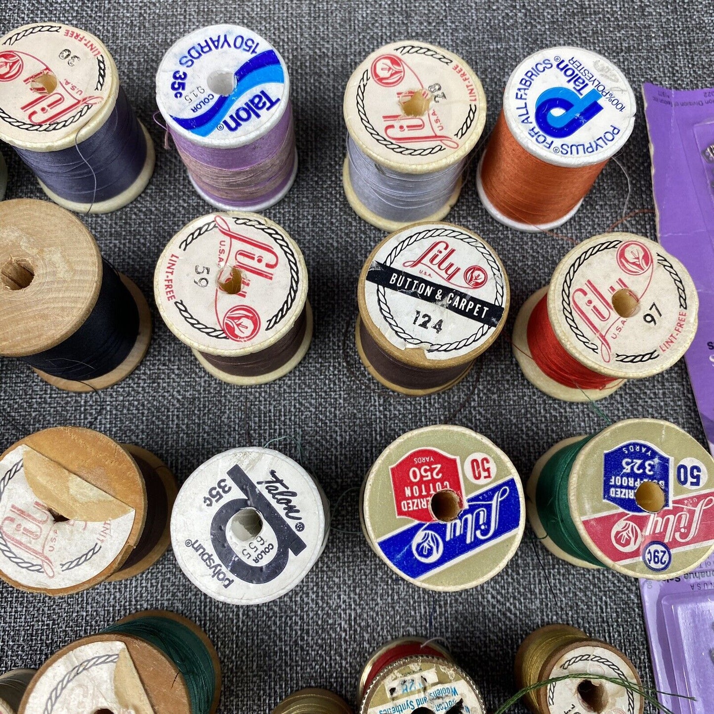 Sewing Thread Lot , Talon , Lily , Perma-seam etc..