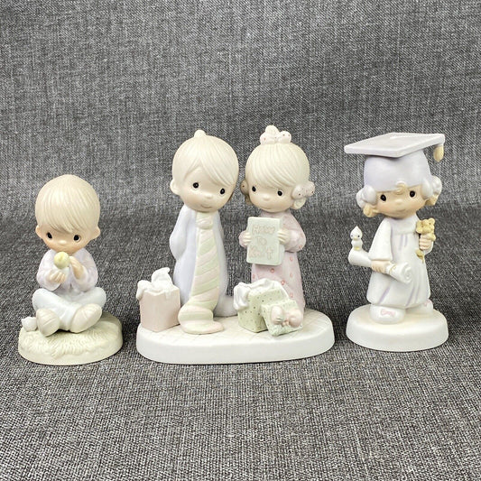 Lot of 3 Precious Moments Jonathan David Enesco Early