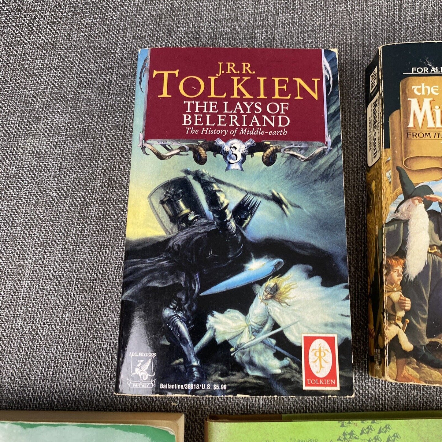 J.R.R. Tolkien lot of 7 Books, variety Lord of the Rings , Hobbit , Trivia etc..