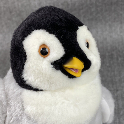 Happy Feet Soft Toy Penguin Mumble Thinkaway 2006 7" Plush Beanie Plastic Beak