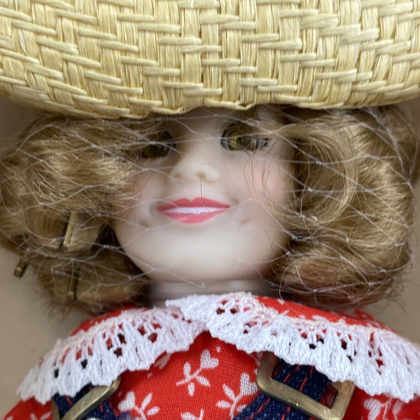 VINTAGE Shirley Temple 8" DOLL 1982 Ideal Rebecca on Sunnybrook Farm NOS