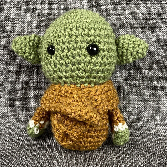 Hand Crotchet Star Wars Master Yoda 7" Tall