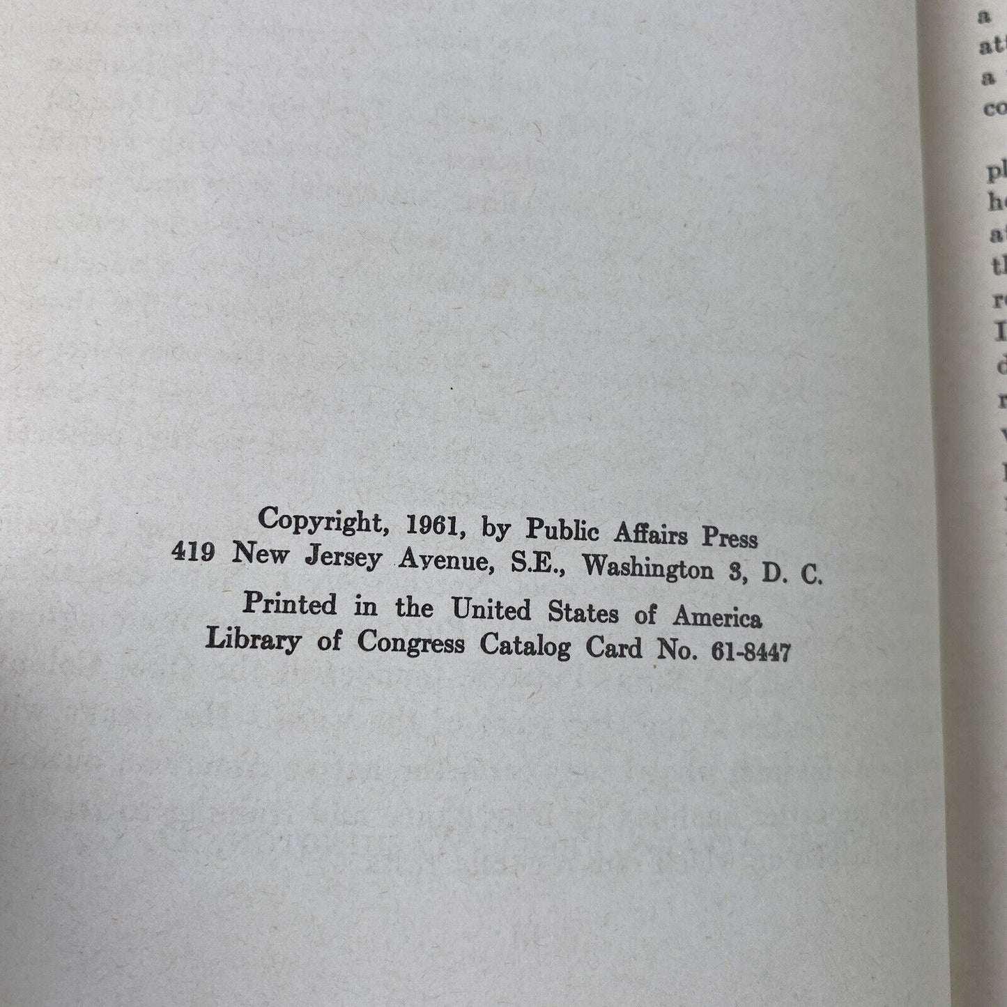 RACE AND REASON A YANKEE VIEW by CARLETON PUTNAM 1961 paperback