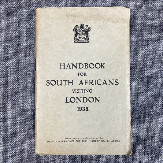 Handbook for Southern Africans Traveling Booklet