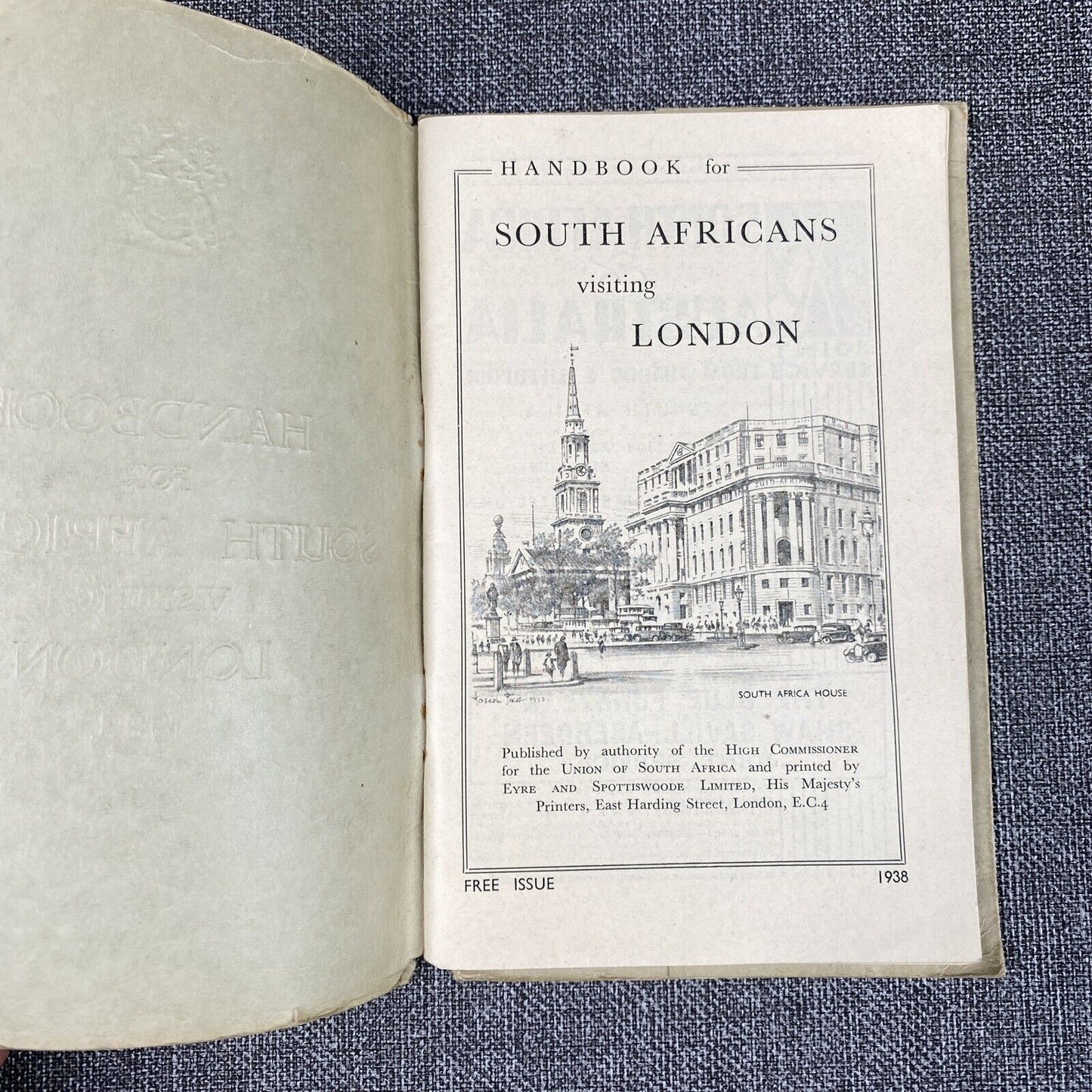 Handbook for Southern Africans Traveling Booklet