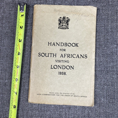 Handbook for Southern Africans Traveling Booklet