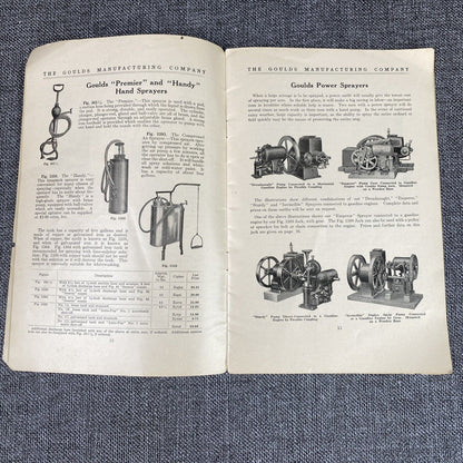 Goulds Antique 1916 Company Booklet - When to Spray, How to Spray, What to Use