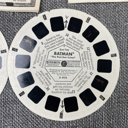 Gaf B492 Batman Adam West Burt Ward Showtime TV Show view-master 3 Reels Packet