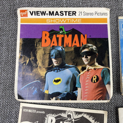 Gaf B492 Batman Adam West Burt Ward Showtime TV Show view-master 3 Reels Packet