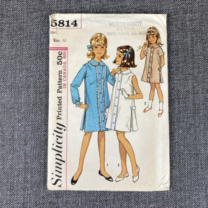 Lot Vintage Childs Pattern Size 12, Cut , 1970s (Lot of 3)