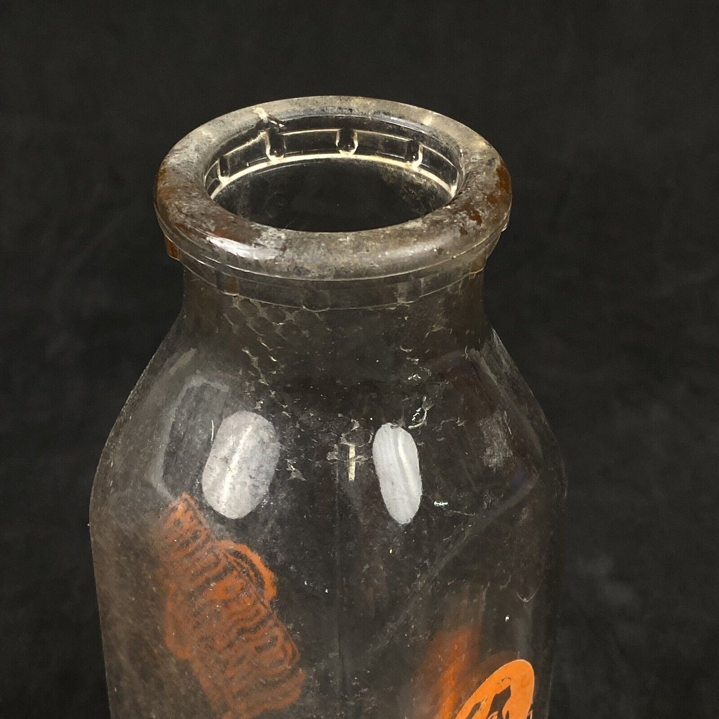 Golden Glow Dairy Milk Bottle - Lexington, South Carolina - Square one pint