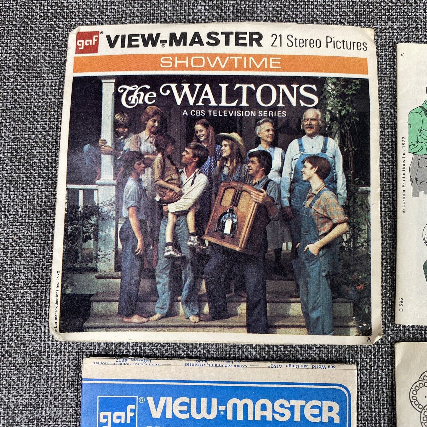 The Waltons 1972 CBS TV Series View-Master Packet Set