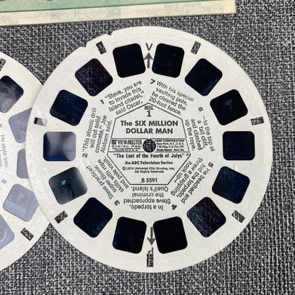 View-Master #B559 THE SIX MILLION DOLLAR MAN TV Series Circa 1975