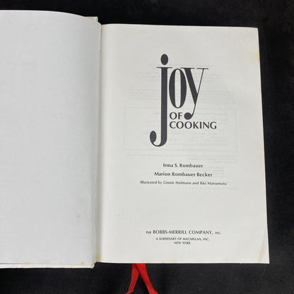 The Joy of Cooking 1975 Edition  Irma S Rombauer Hardcover Ribbon