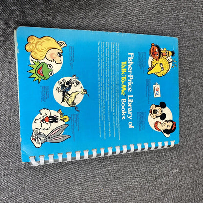 Vintage 1970's Lot of 7 Fisher Price Talk to Me Player Books- Disney, Sesame