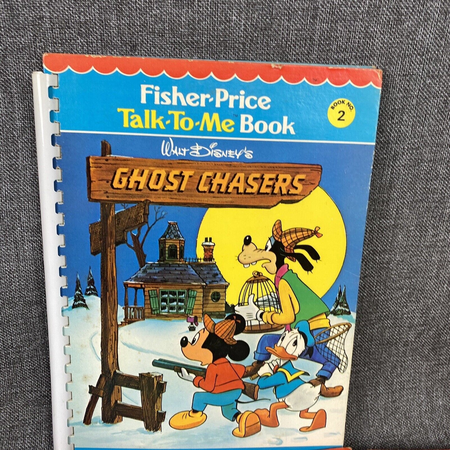 Vintage 1970's Lot of 7 Fisher Price Talk to Me Player Books- Disney, Sesame